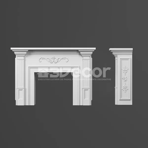 Cămine decorative — model reprezentativ
