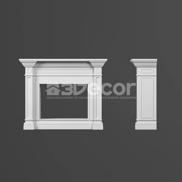 Cămin decorativ model C02 pentru integrare arhitecturală