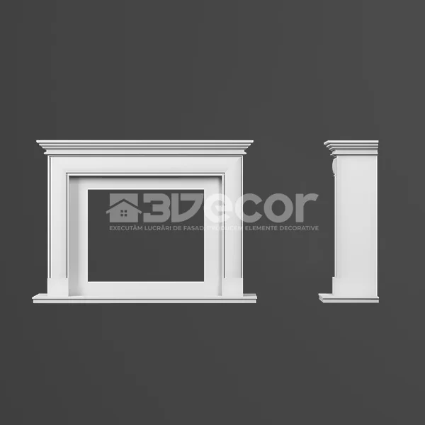Cămin decorativ model C04 pentru integrare arhitecturală