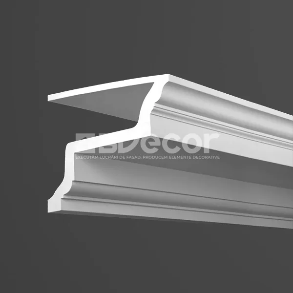 Cornișă decorativă model C02 pentru integrare arhitecturală