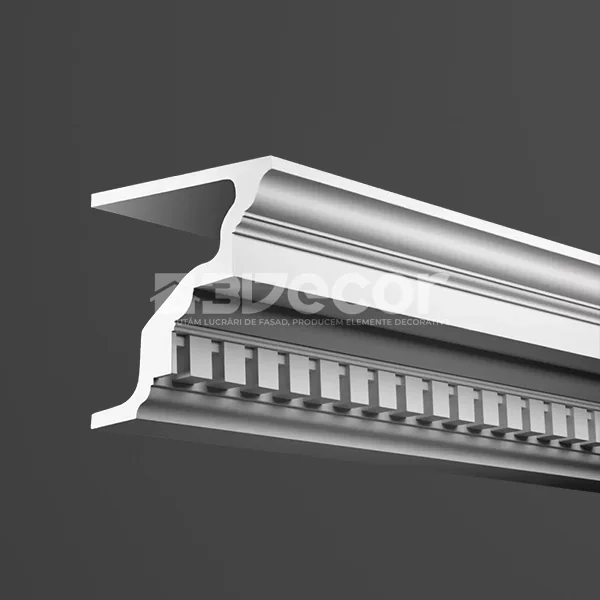 Cornișă decorativă model C04 pentru integrare arhitecturală