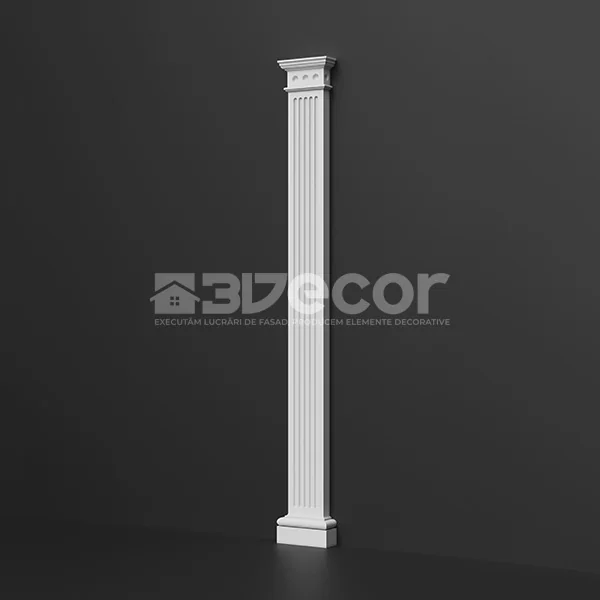 Pilastru decorativ model P02 pentru integrare arhitecturală
