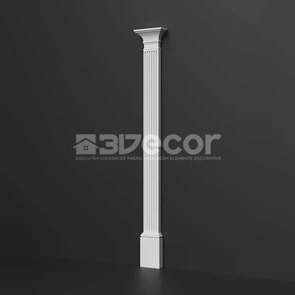 Pilastru decorativ model P03 pentru integrare arhitecturală