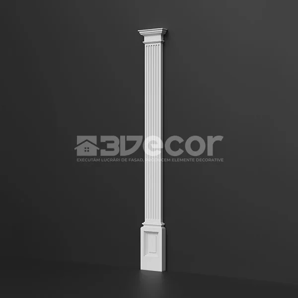 Pilastru decorativ model P04 pentru integrare arhitecturală