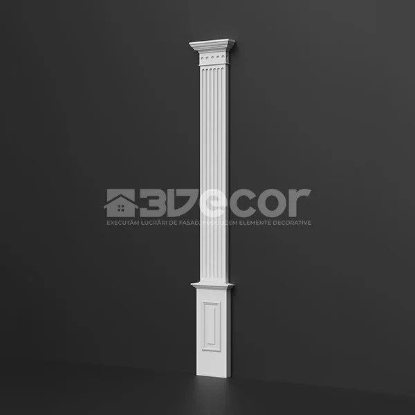 Pilastru decorativ model P05 pentru integrare arhitecturală