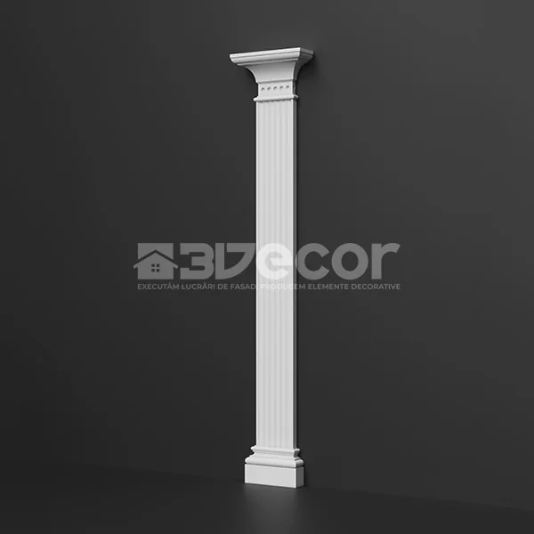 Pilastru decorativ model P06 pentru integrare arhitecturală