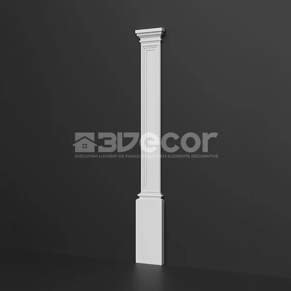 Pilastru decorativ model P07 pentru integrare arhitecturală