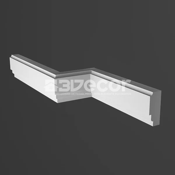 Profil molding model M02 pentru integrare arhitecturală